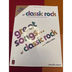 Brand New - Great Songs … Classic Rock Sheet Music Song Book. Milton Okun. New!